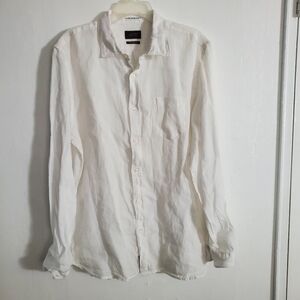 Jachs New York 100% linen long-sleeve shirt, part of their Darjeeling Luxe Large